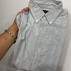 JCrew light gray oxford